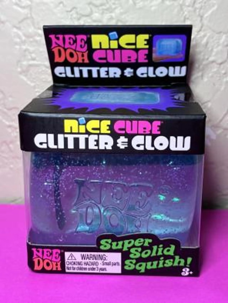 Fidget Cube Original - @Needoh Nice Cube Glitzer & Leuchte,