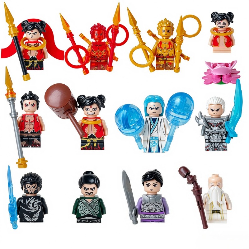 Building Block Mini - Bausteine, Figuren, Puppen in menschlicher Form,
