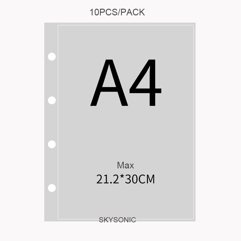 SKYSONIC 10 teile/satz A4 Bind – Card Penny Sleeve Bewertung und Preis