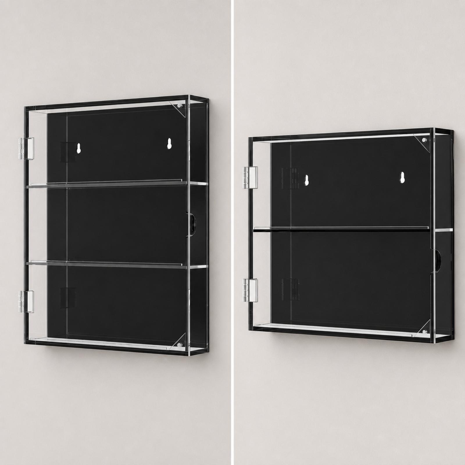 Acryl-Wandkartenhalter mit Tür – Display Case Acrylic Bewertung und Preis
