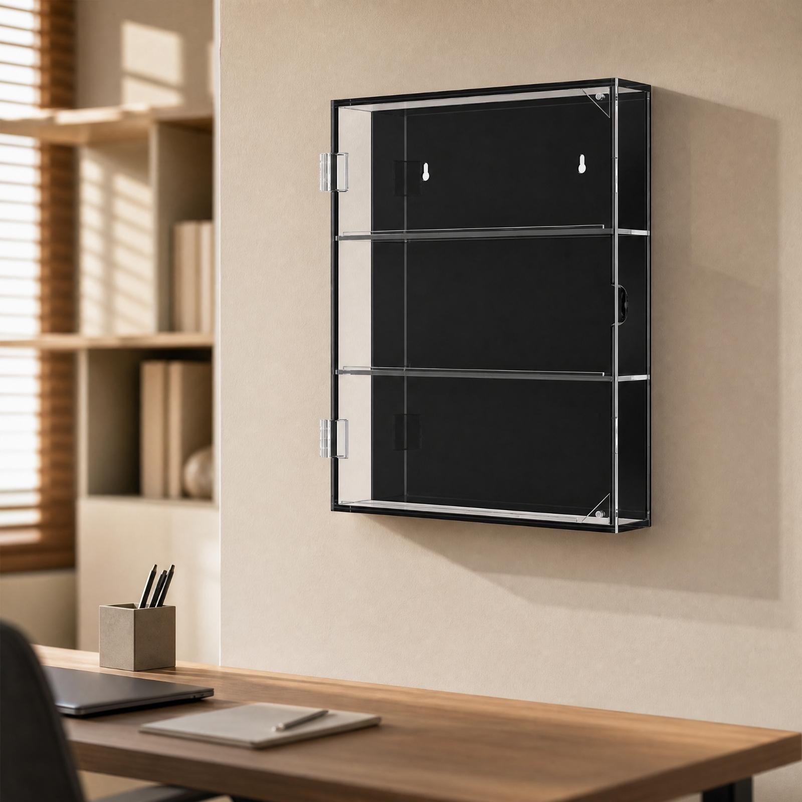 Acryl-Wandkartenhalter mit Tür – Display Case Acrylic Bewertung und Preis